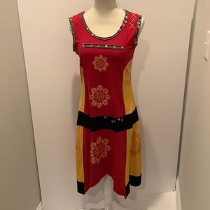 COLINE SHARK-BITE DRESS XL